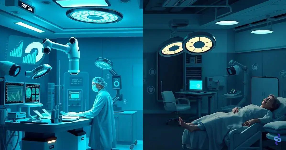 Comparação com Cirurgia Tradicional Comparação com Cirurgia Tradicional