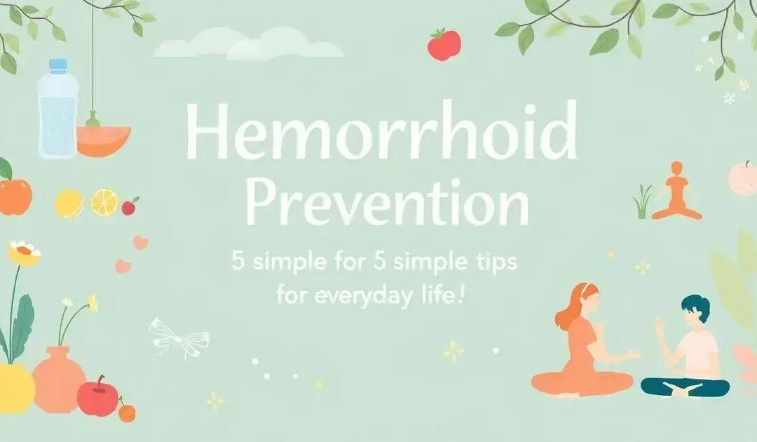 Prevenção de Hemorroidas: 5 Dicas Simples para o Dia a Dia