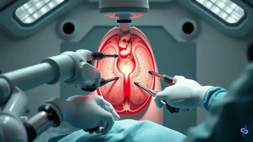 E-TEP: O que é e como acontece na cirurgia robótica de hérnia abdominal